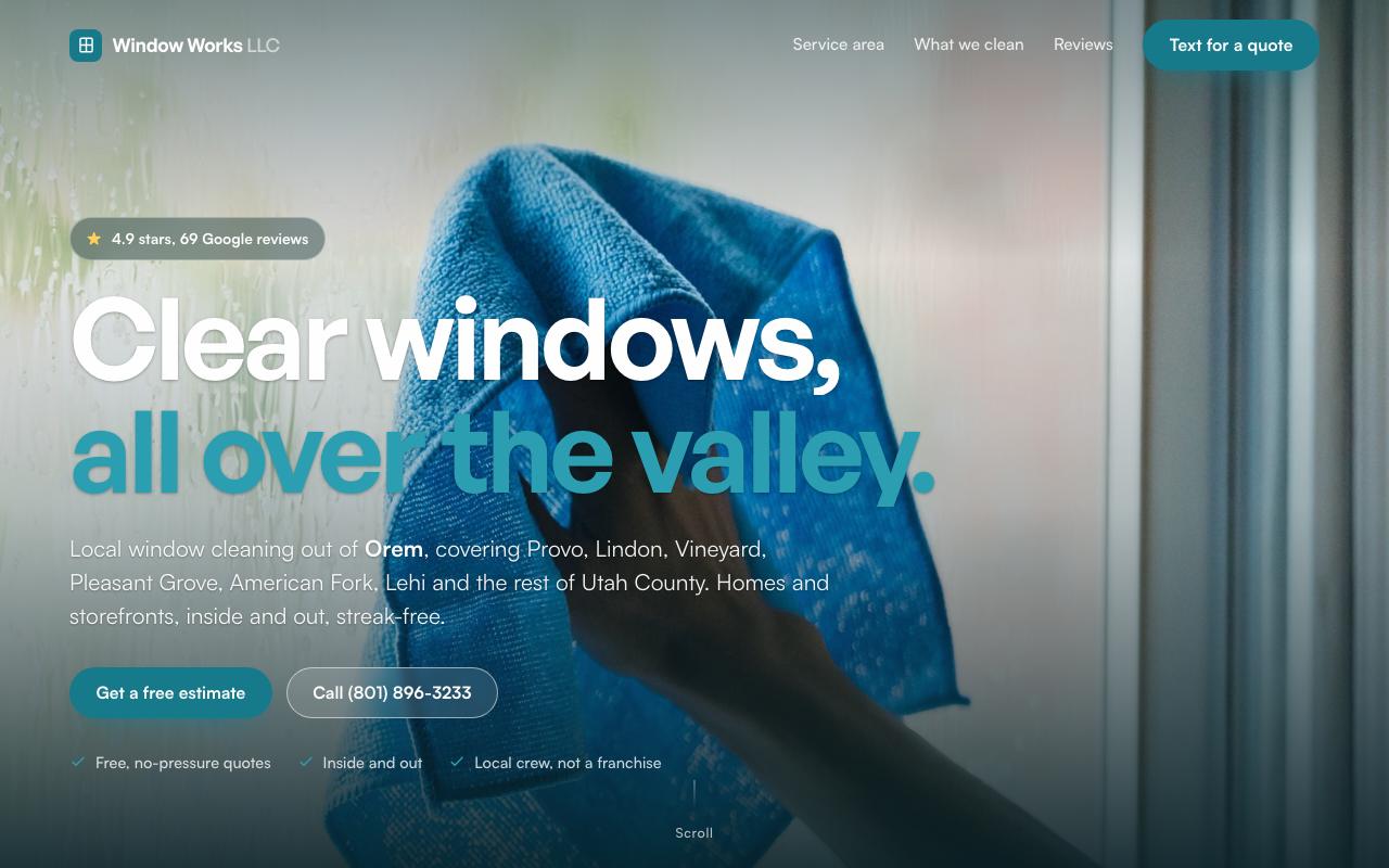 Window Works LLC website design